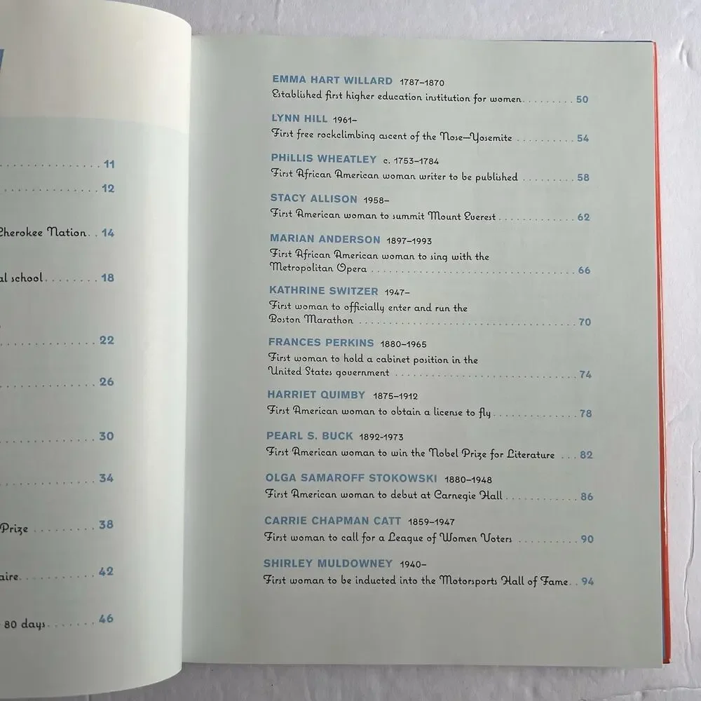 Ladies First 40 Daring American Women Who Were Second to None Hardcover Book